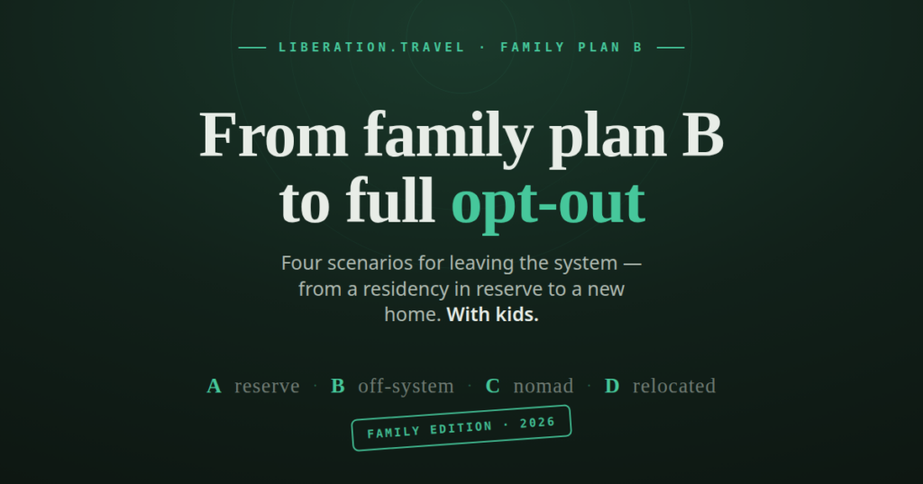 From family plan B to full opt-out — four scenarios for families