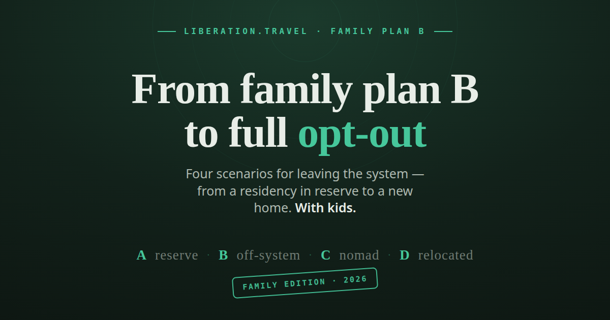 From family plan B to full opt-out — four scenarios for families